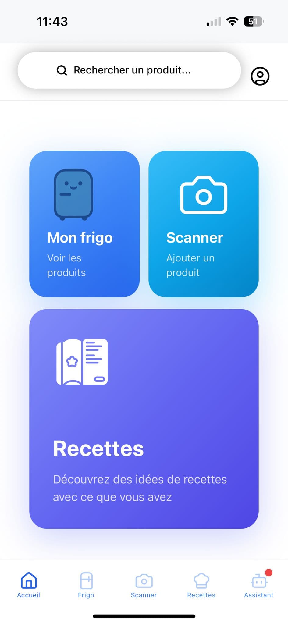 Écran YUMAPP 3